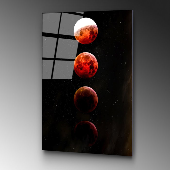 Wallity UV-201 Pintura Decorativa de Vidrio Templado Multicolor 70 x 100 cm
